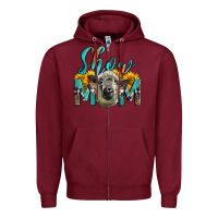 Burgundy Western Show Mom Sheep Zipper Hoodie - LillyAllenDesigns