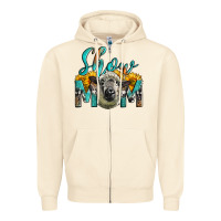 Sandshell Western Show Mom Sheep Zipper Hoodie - LillyAllenDesigns
