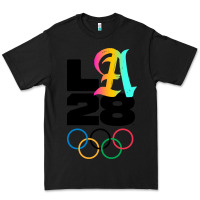 Black 2028 summer olympics Premium Tee - FloraArt