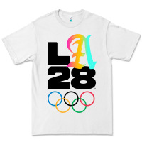 White 2028 summer olympics Premium Tee - FloraArt
