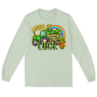 Matcha Loads of luck tractor Long Sleeve Tee - CowGirlArtShop