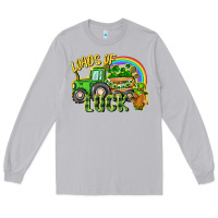 Moon Dust Loads of luck tractor Long Sleeve Tee - CowGirlArtShop