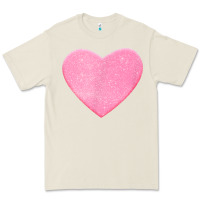 Bone Valentines Pink Heart Premium Tee - FloraArt