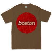 Cacao boston   simple red circle vintage Premium Tee - FloraArt