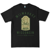Black shotz beer worn Premium Tee - FloraArt