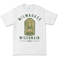 White shotz beer worn Premium Tee - FloraArt
