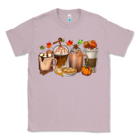 Lilac Pumpkin Spice Coffee Cups Classic Tee - texasbilliewilder