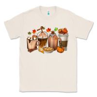 Natural Pumpkin Spice Coffee Cups Classic Tee - texasbilliewilder