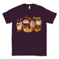 Plum Pumpkin Spice Coffee Cups Classic Tee - texasbilliewilder