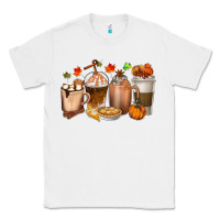 White Pumpkin Spice Coffee Cups Classic Tee - texasbilliewilder