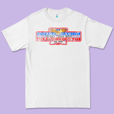The American Honky Tonk Bar Association, Distressed   Garth Brooks Premium Tee Designed By Floraart