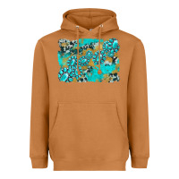 Meerkat gemstone cowhide glitter background Heavyweight Hoodie - Artiststas