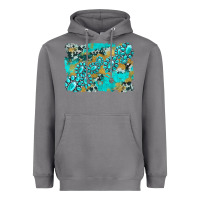 Storm gemstone cowhide glitter background Heavyweight Hoodie - Artiststas
