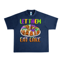 Navy let them eat cake Urban Heavy Tee - CowGirlArtShop