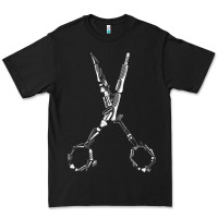 Black Barber Hairdresser For Barbershop Owner Gift Haircut Stylist Premium Tee - trangStudio