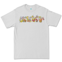 Dove Grey Snow White And The Seven Dwarfs Marching In Line Premium Tee - FloraArt