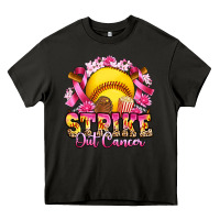 Asphalt strike out cancer softball Heavy Core Tee - Artiststas