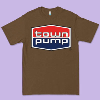 Town Pump Premium Tee Designed By Floraart