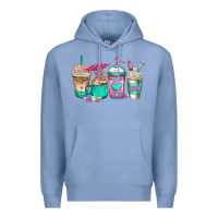 Colony Blue cna nurse coffee cups Premium Hoodie - Jasminsmagicworld