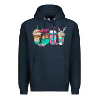 Navy cna nurse coffee cups Premium Hoodie - Jasminsmagicworld