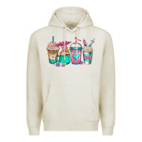 Oatmeal Heather cna nurse coffee cups Premium Hoodie - Jasminsmagicworld