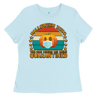 Baby Blue Halloween Zozo The One Where We Were Quarantined Ladies Tee - Bettercallsaul