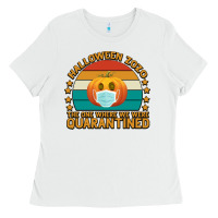 White Halloween Zozo The One Where We Were Quarantined Ladies Tee - Bettercallsaul
