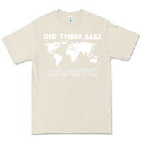 Bone Seven Continents Shirt Premium Tee - FloraArt