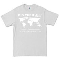 Dove Grey Seven Continents Shirt Premium Tee - FloraArt