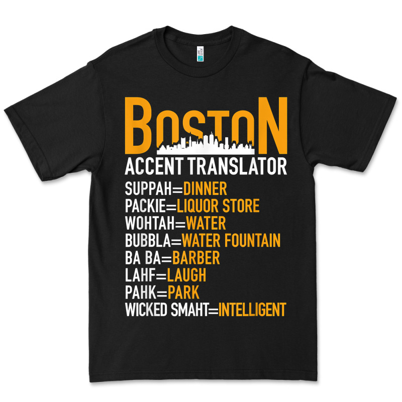 Wicked Smaht Boston Accent Translator Bostonians Gifts Shirt Premium Tee by FloraArt | Teevron