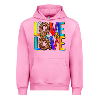 Fuchsia Pink pride lgbtqi love is love Urban Hoodie - AdoDesignShop