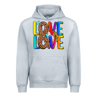 Heather Grey pride lgbtqi love is love Urban Hoodie - AdoDesignShop