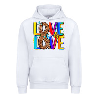 White pride lgbtqi love is love Urban Hoodie - AdoDesignShop