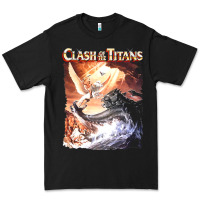 Black Clash of the Titans (Transparent) Premium Tee - ArtMosaic