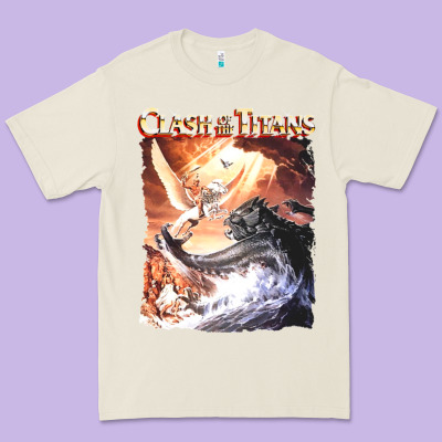 Clash Of The Titans (transparent) Premium Tee Designed By Artmosaic