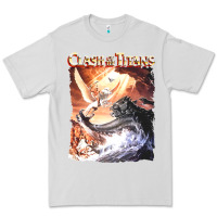 Dove Grey Clash of the Titans (Transparent) Premium Tee - ArtMosaic