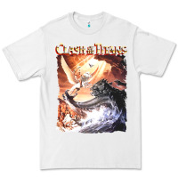 White Clash of the Titans (Transparent) Premium Tee - ArtMosaic