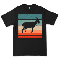 Black goat goats retro style vintage 140 goat lover Premium Tee - ArtMosaic