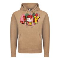 Vintage Coffee joy snowman Vintage Hoodie - CowGirlArtShop