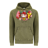 Vintage Olive joy snowman Vintage Hoodie - CowGirlArtShop