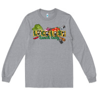Heather Grey Luckiest lunch lady St. Patrick's Day Long Sleeve Tee - CowGirlArtShop