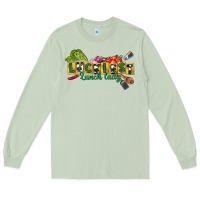 Matcha Luckiest lunch lady St. Patrick's Day Long Sleeve Tee - CowGirlArtShop