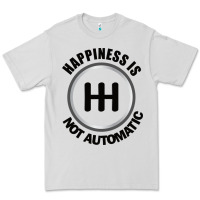 Dove Grey Happiness is Not Automatic..Save the manuals.. 3 Pedals Cars Lovers gi Premium Tee - ArtMosaic