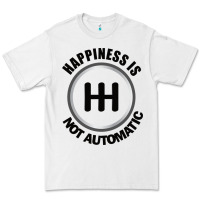 White Happiness is Not Automatic..Save the manuals.. 3 Pedals Cars Lovers gi Premium Tee - ArtMosaic