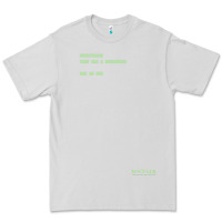 Dove Grey The Matrix Everything Has A Beginning Green Font Premium Tee - ArtMosaic