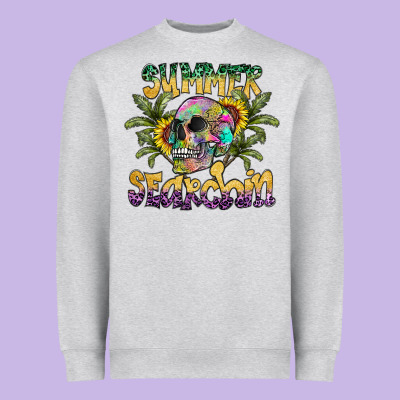 Summer Searchin Heavyweight Sweatshirt Designed By Cowhidedigitalart
