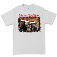 Dove Grey Merry Christmas Cows Premium Tee - Bettercallsaul