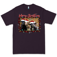 Plum Merry Christmas Cows Premium Tee - Bettercallsaul