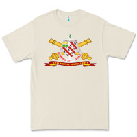 Bone 8th field artillery w br   ribbon 8th field artillery w br ribbon Premium Tee - ArtMosaic