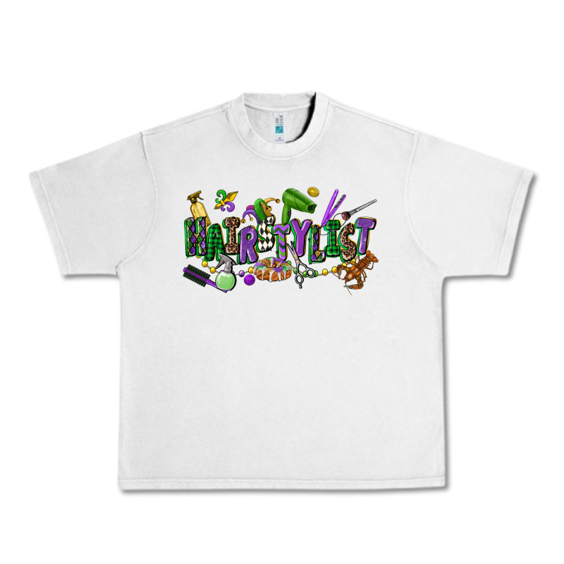 Hairstylist Mardi Gras Urban Heavy Tee by CowGirlArtShop | Teevron